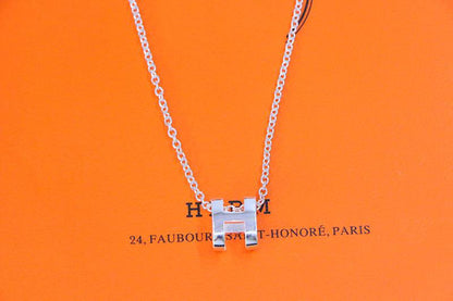 [Clover]HM NECKLACE H LETTER OVAL SERIES