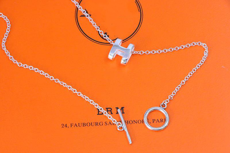 [Clover]HM NECKLACE H LETTER OVAL SERIES