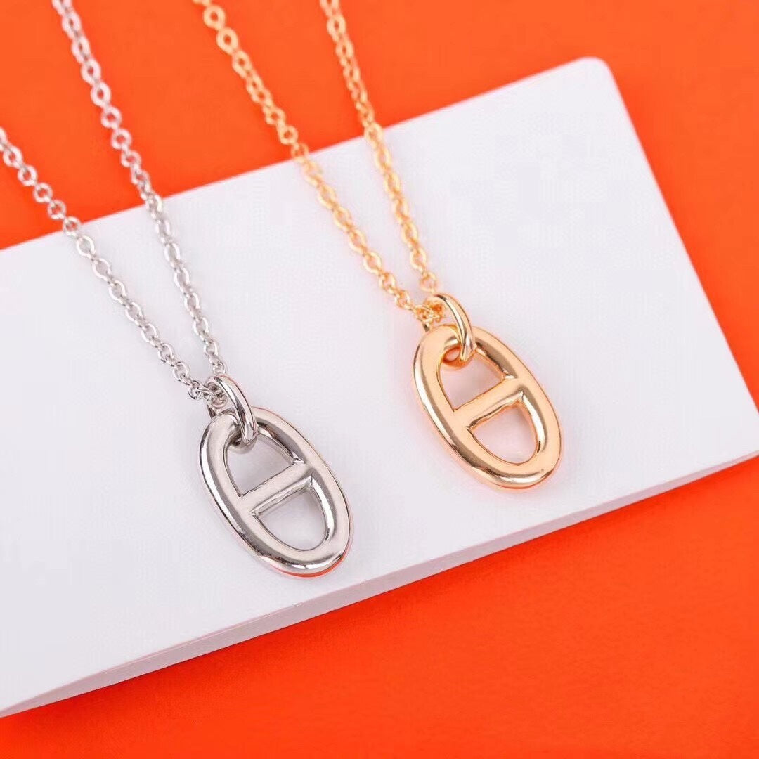 [Clover]HM PIG NOSE NECKLACE