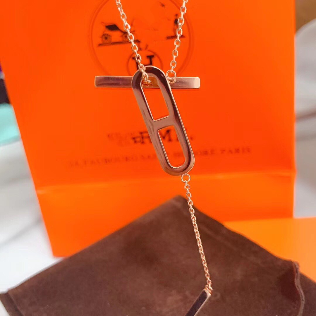 [Clover]HM NECKLACE PLATINUM ROSE GOLD DIAMOND
