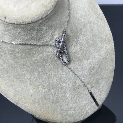 [Clover]HM NECKLACE PLATINUM ROSE GOLD DIAMOND