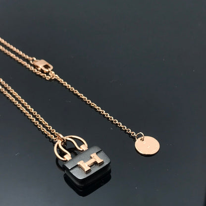 [Clover]WOMEN'S HM AMULETTES CONSTANCE PENDANT NECKLACE