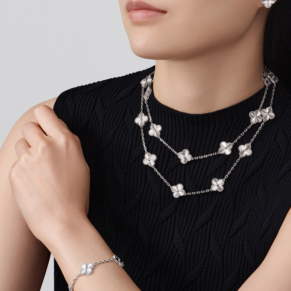 [Clover]CLOVER 20 MOTIFS DIAMOND SILVER