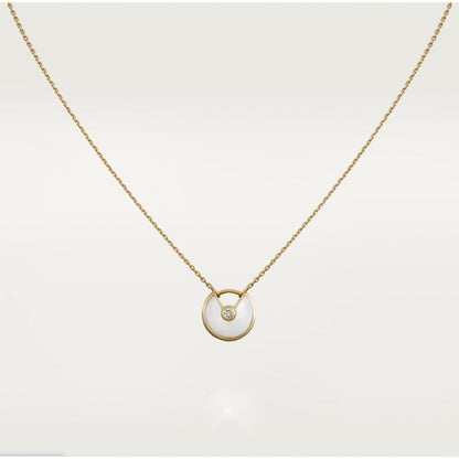 [Clover]AMULETTE ROSE GOLD MOP NECKLACE