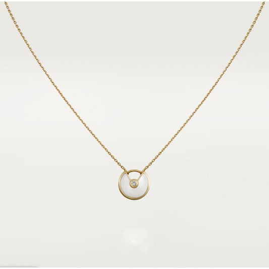 [Clover]AMULETTE ROSE GOLD MOP NECKLACE