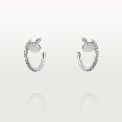[Clover]JUSTE EARRINGS 12.75MM SILVER DIAMOND