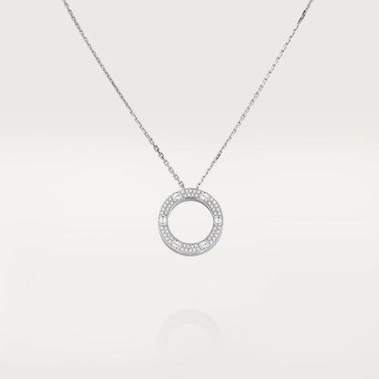 [Clover]LOVE NECKLACE ADJUSTABLE SILVER