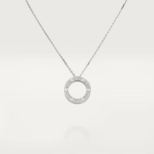 [Clover]LOVE NECKLACE ADJUSTABLE SILVER