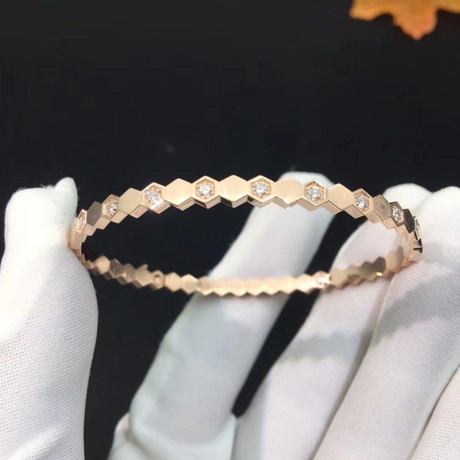 [Clover]BEE LOVE PINK GOLD DIAMOND BRACELET