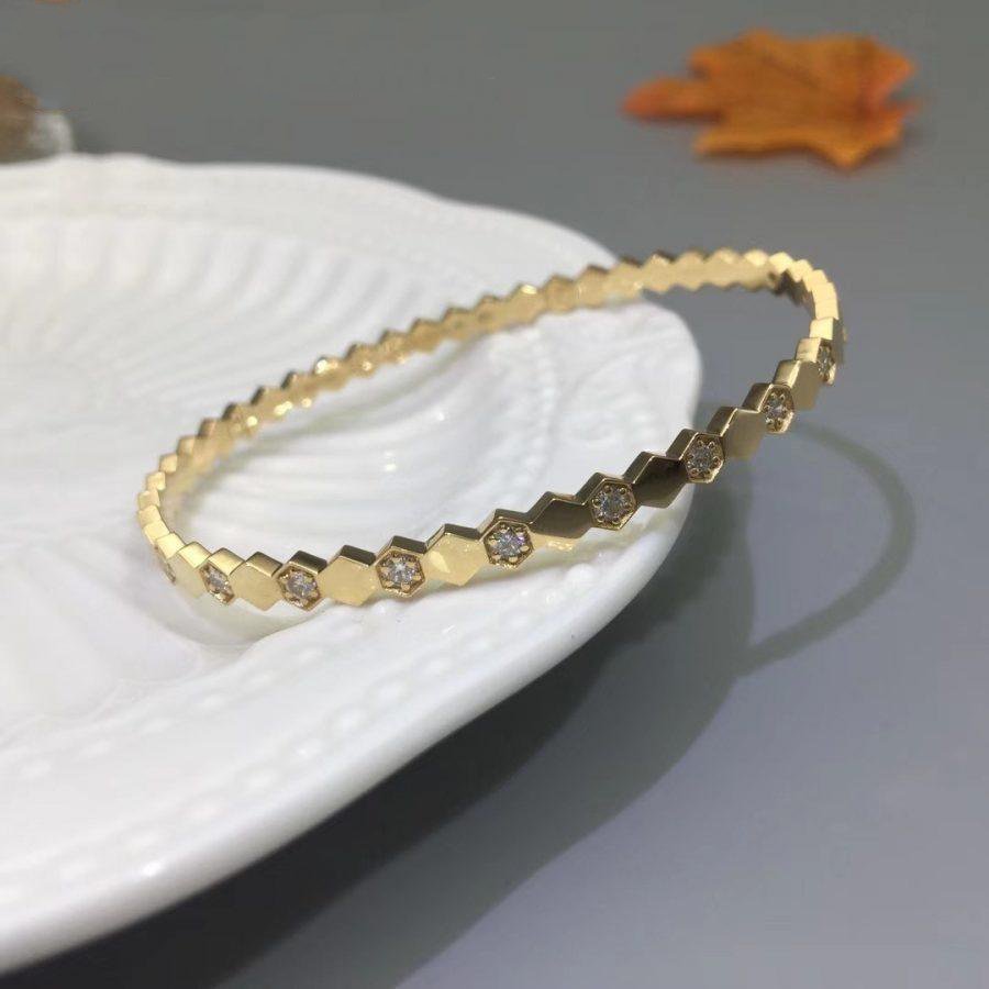[Clover]BEE LOVE GOLD DIAMOND BRACELET