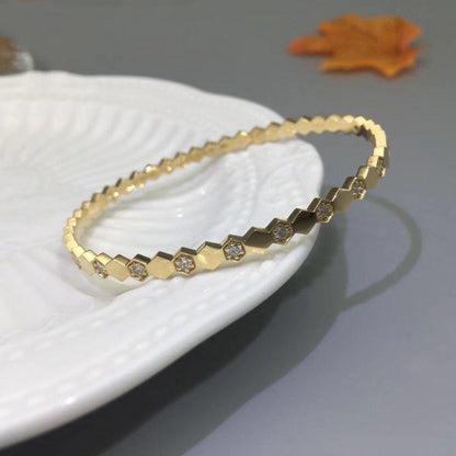 [Clover]BEE LOVE GOLD DIAMOND BRACELET