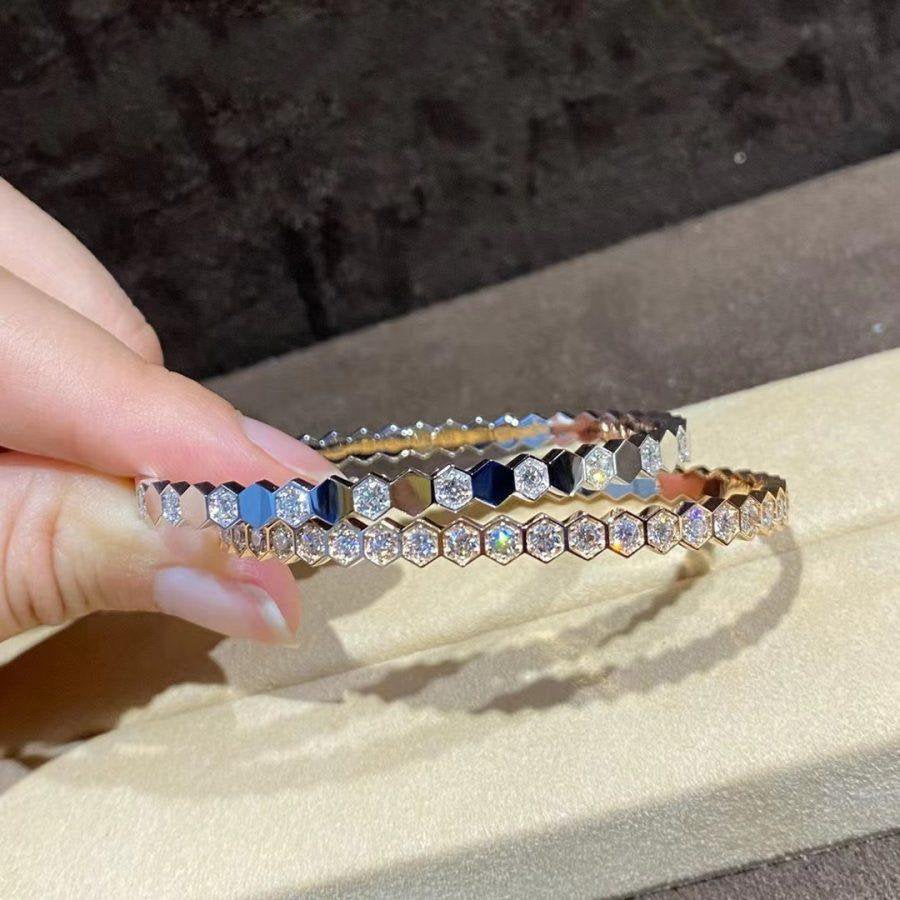 [Clover]BEE LOVE GOLD BRACELET FULL DIAMOND