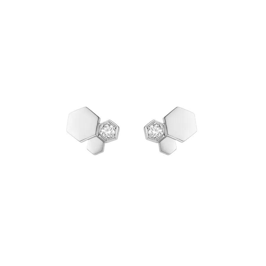 [Clover]BEE LOVE SILVER DIAMOND EARRINGS