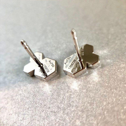 [Clover]BEE LOVE SILVER DIAMOND EARRINGS