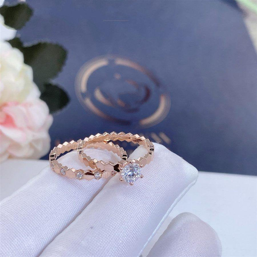 [Clover]BEE LOVE RING PINK GOLD 1 DIAMOND