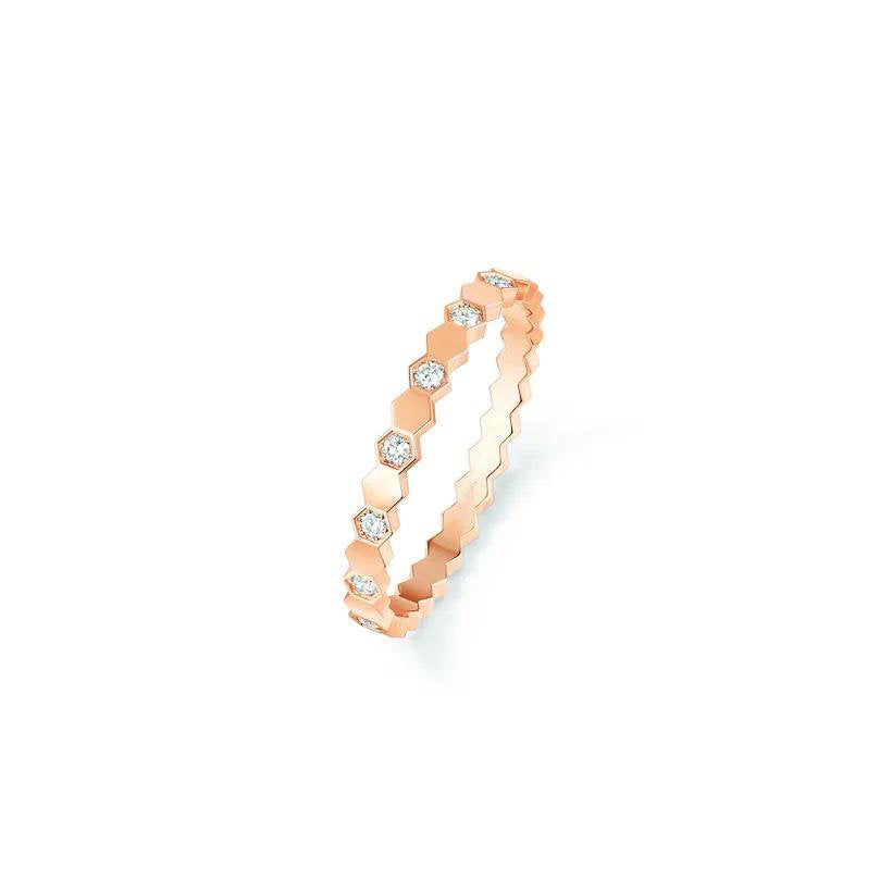 [Clover]BEE LOVE RING PINK GOLD DIAMOND