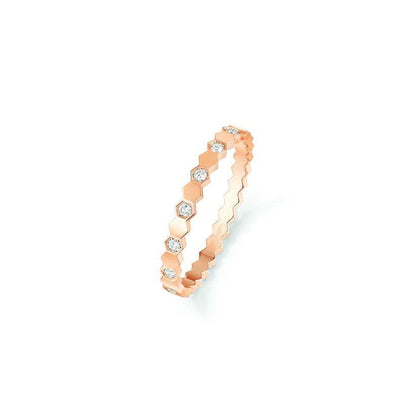 [Clover]BEE LOVE RING PINK GOLD DIAMOND