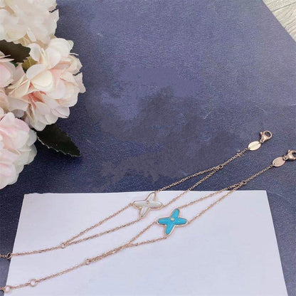 [Clover]JEUX BRACELET TURQUOISE PINK GOLD 1 DIAMOND