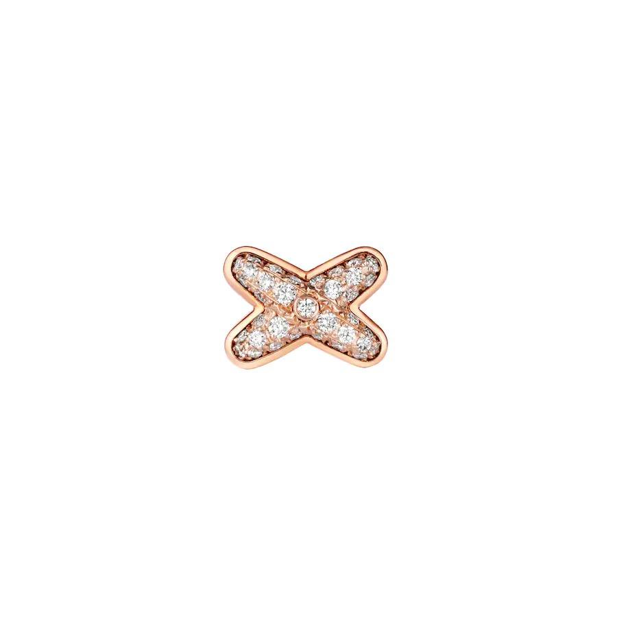 [Clover]JEUX DE PINK GOLD DIAMOND EARRINGS