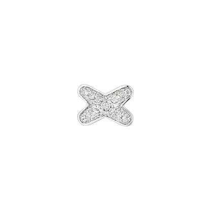 [Clover]JEUX DE SILVER DIAMOND EARRINGS