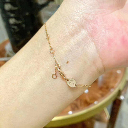[Clover]JEUX DE BRACELET MOP PINK GOLD DIAMONDS