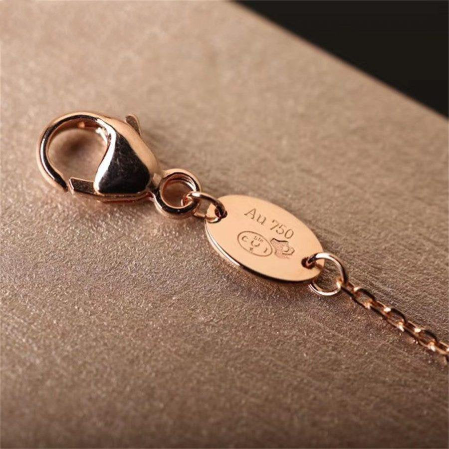 [Clover]Hollow Design Four-Leaf Clover Flower Shape Ring