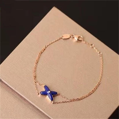 [Clover]Hollow Design Four-Leaf Clover Flower Shape Ring