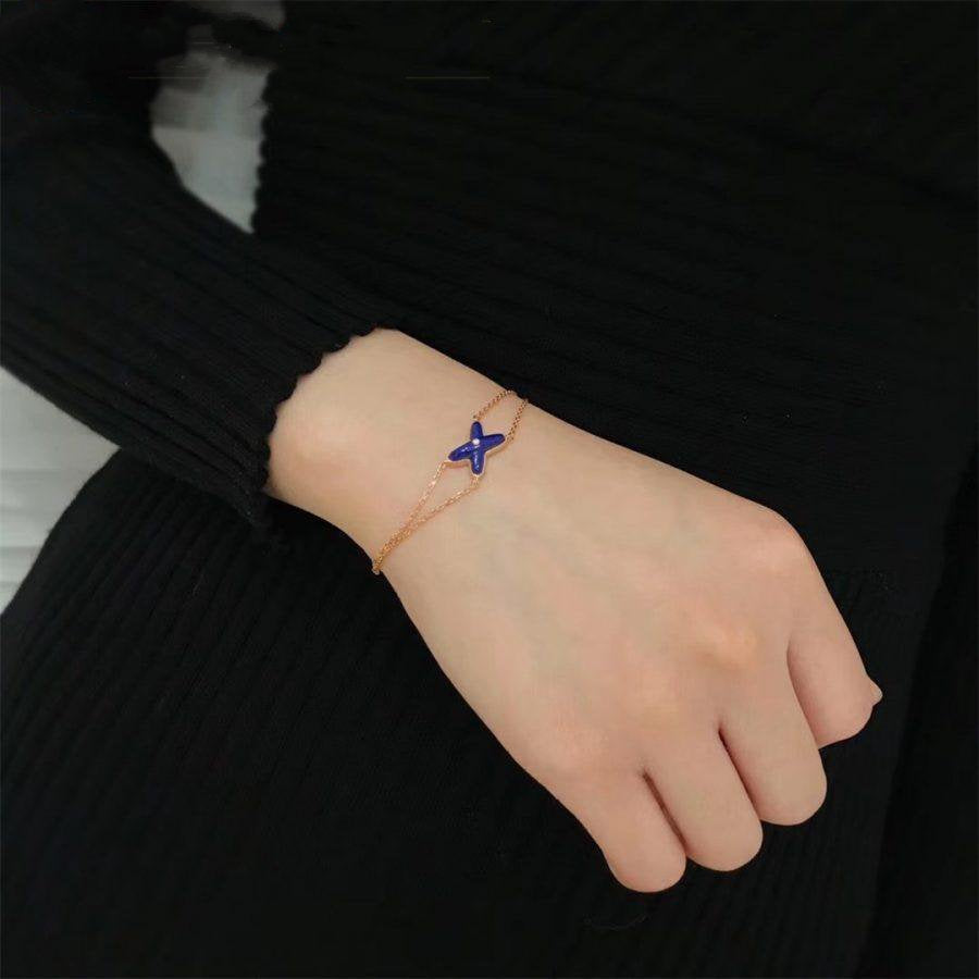 [Clover]Hollow Design Four-Leaf Clover Flower Shape Ring
