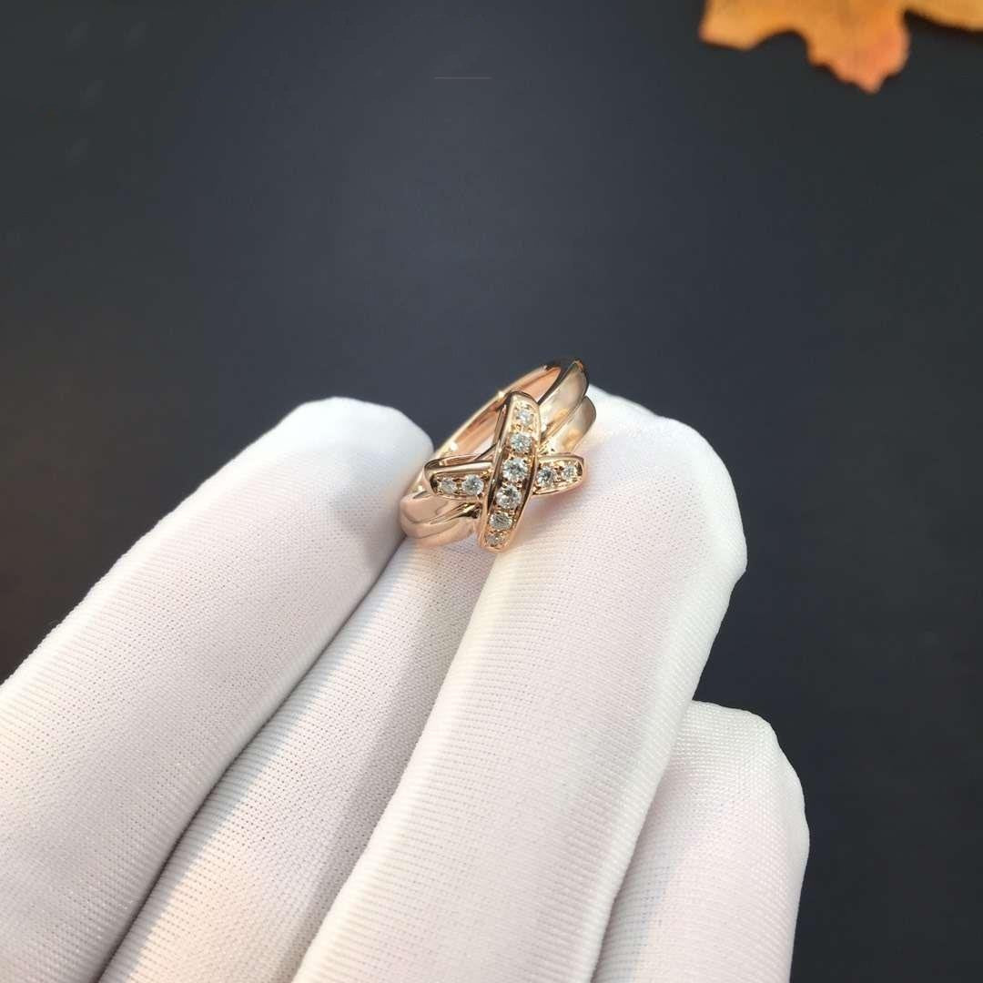 [Clover]JEUX DE PINK GOLD DIAMOND RING