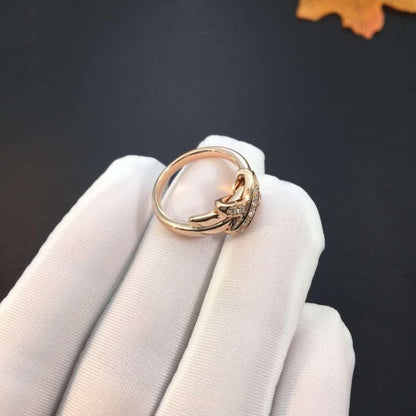[Clover]JEUX DE PINK GOLD DIAMOND RING