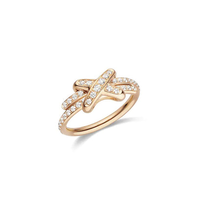 [Clover]JEUX DE RING PINK GOLD DIAMOND