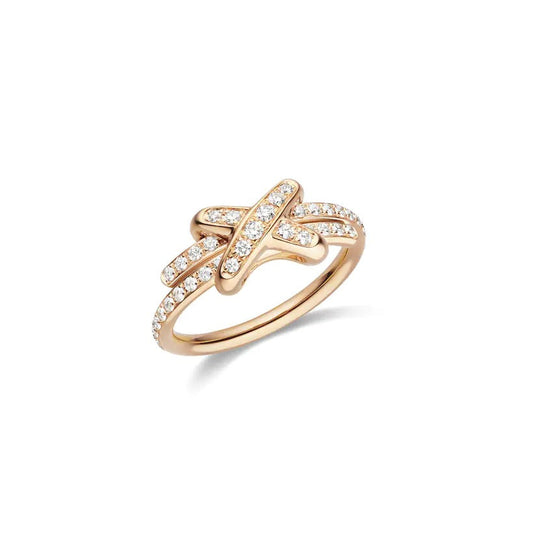 [Clover]JEUX DE RING PINK GOLD DIAMOND