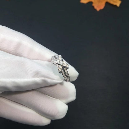 [Clover]JEUX DE SILVER DIAMOND RING