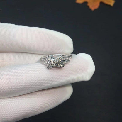 [Clover]JEUX DE SILVER DIAMOND RING