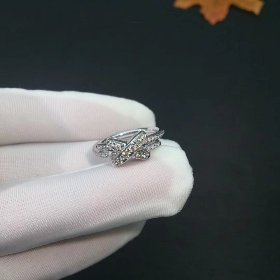 [Clover]JEUX DE SILVER DIAMOND RING