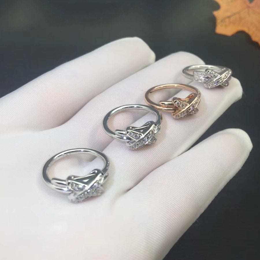 [Clover]JEUX DE SILVER DIAMOND RING