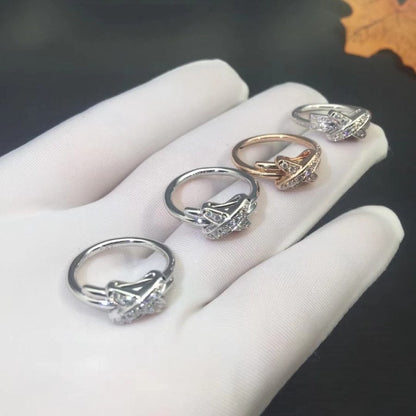[Clover]JEUX DE SILVER DIAMOND RING