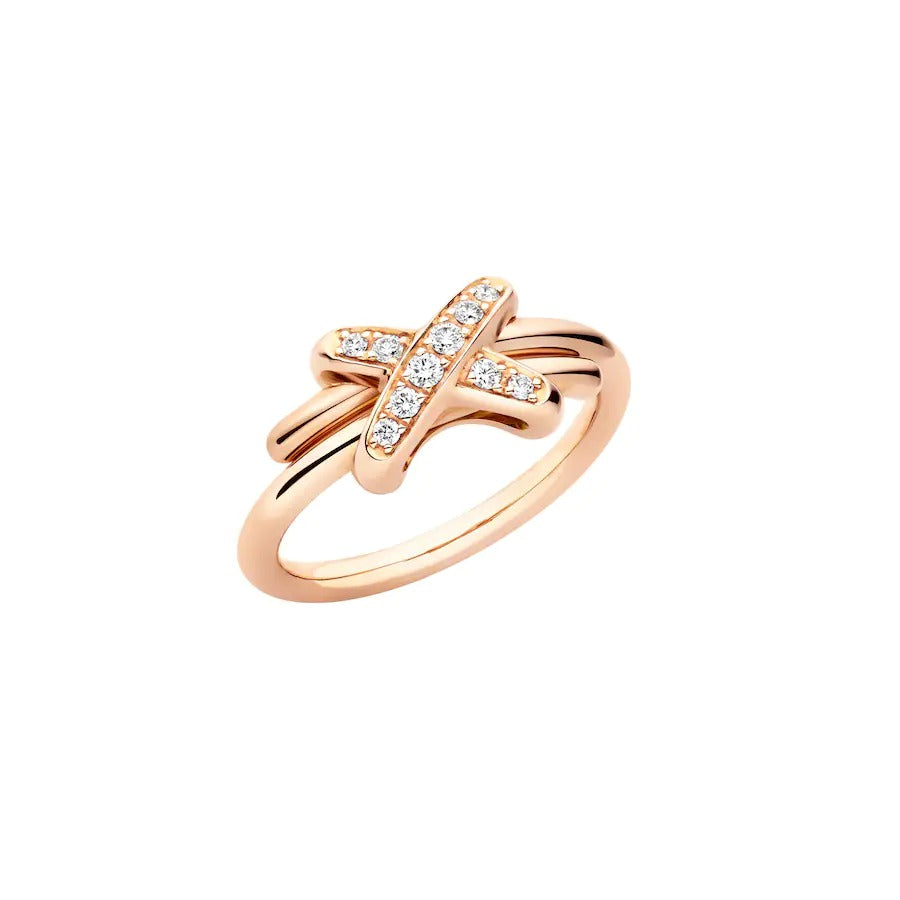 [Clover]JEUX DE PINK GOLD DIAMOND RING