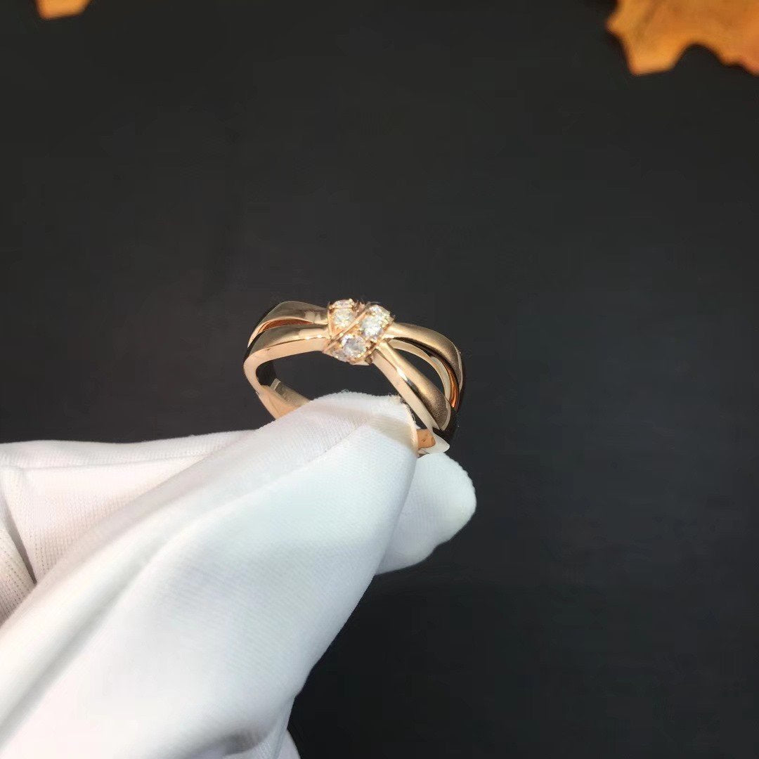 [Clover]LIENS RING PINK GOLD DIAMOND
