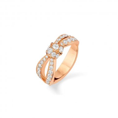[Clover]LIENS PINK GOLD DIAMOND RING