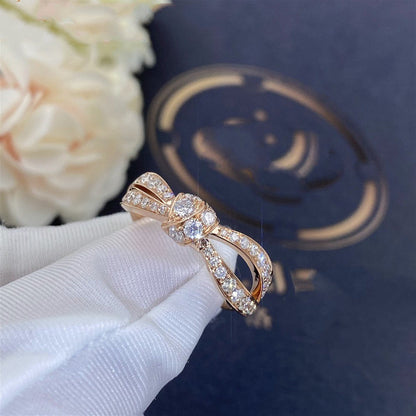 [Clover]LIENS PINK GOLD DIAMOND RING
