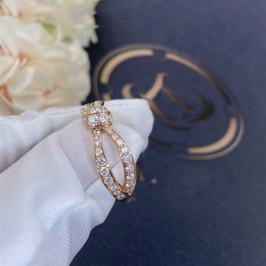 [Clover]LIENS PINK GOLD DIAMOND RING