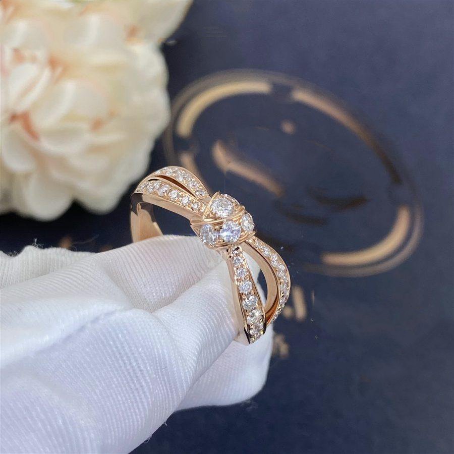 [Clover]LIENS PINK GOLD DIAMOND RING