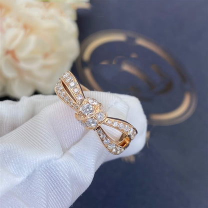 [Clover]LIENS PINK GOLD DIAMOND RING