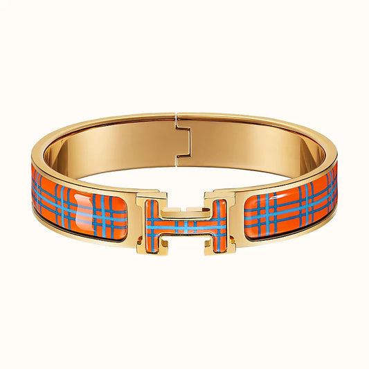 [Clover]H TARTAN BRACELET 12MM