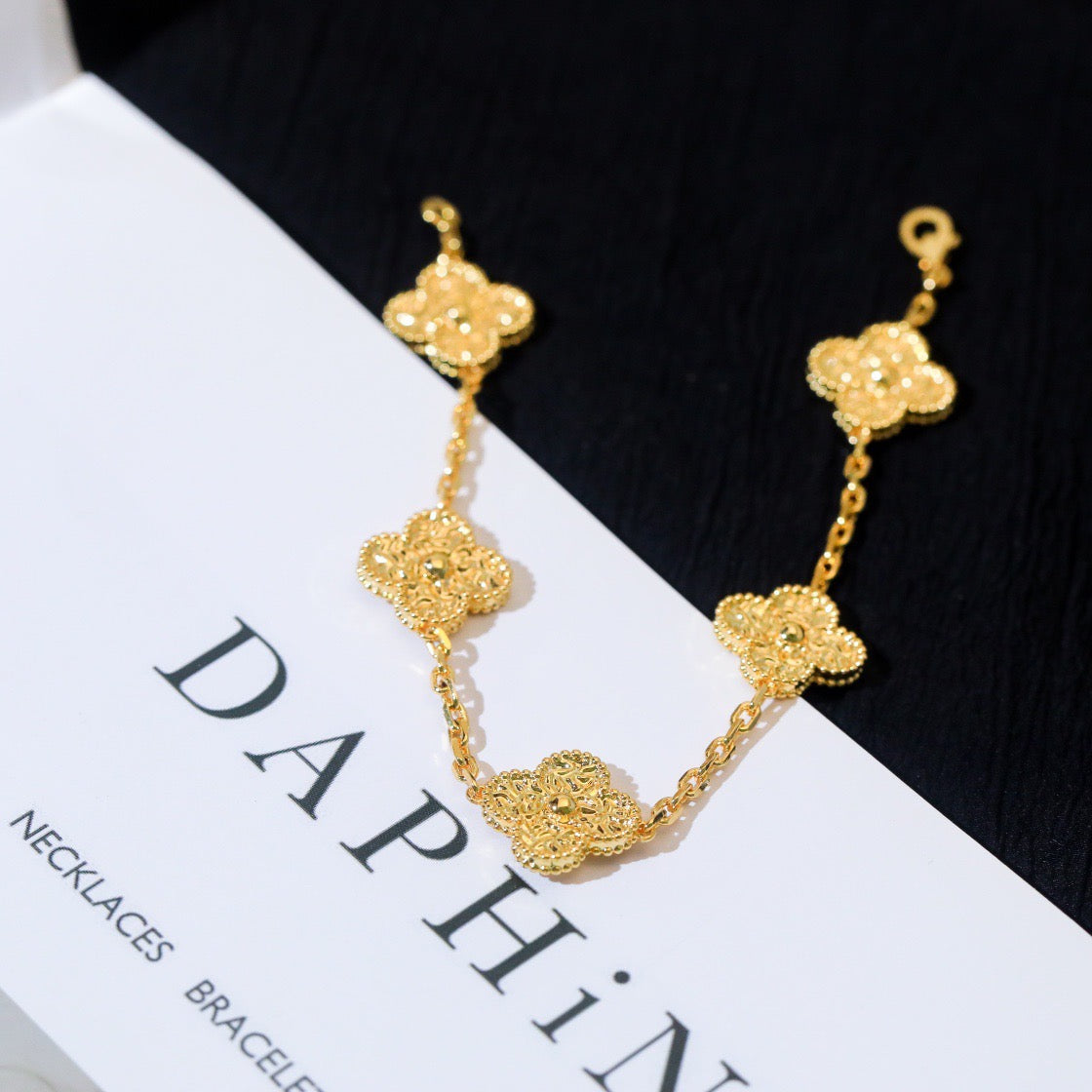 [Clover]CLOVER 5 MOTIFS BRONZING BRACELET