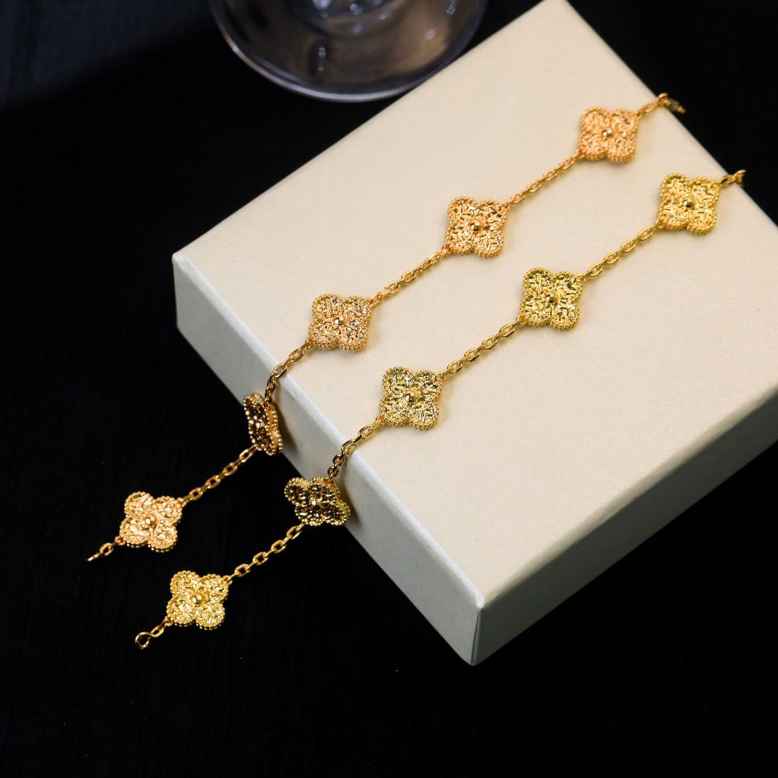 [Clover]CLOVER 5 MOTIFS BRONZING BRACELET