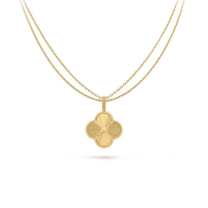 [Clover]CLOVER 25MM PEDANT NECKLACE GOLD
