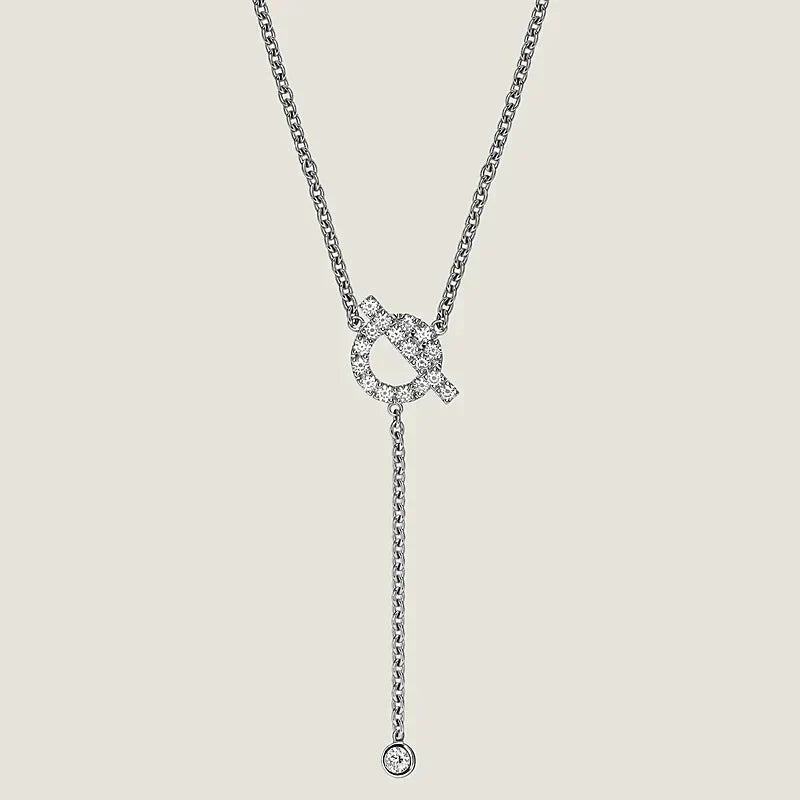 [Clover]FINESSE SILVER DIAMOND NECKLACE