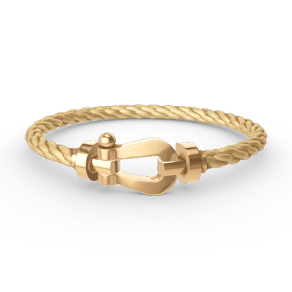[Clover]FORCE LARGE HORSESHOE NO DIAMOND BRACELET GOLD